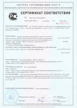 15.02.2025 Мирный - Изделия санитарные керамические